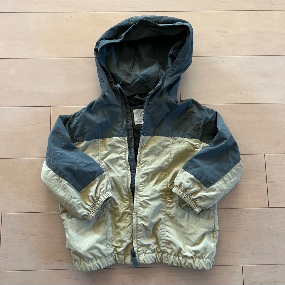 Zara two toned windbreaker jacket